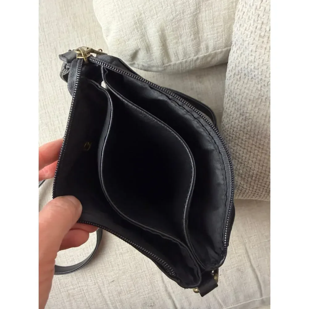 NEW seOSTO Crossbody Bag Size [ ] Vegan Leather Multi Pocket Sling